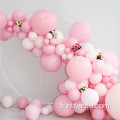 Ballons roses de 12 pouces de haute qualité pour les filles Party de mariage d'anniversaire Ballon rose Ballon Arc Faire